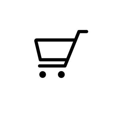 Simge Arayüzü kullanıcısı Web Sitesi Cart Buton Vektör Taslak Biçimi