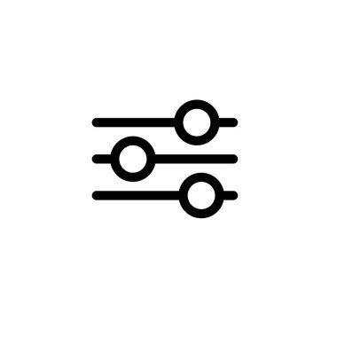 Simge Kullanıcı Arayüzü Filtresi Vektör Çizgi Çizgisi Biçimi