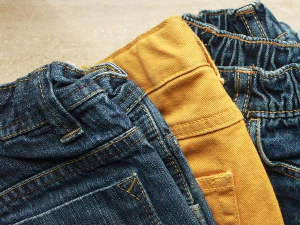 Denim Textura Jeans Ganga Antecedentes Calças Denim Jeans Textura Jeans — Fotografia de Stock