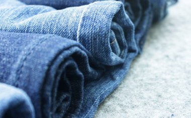 Denim. Kot kumaşı. Kot pantolon arka planı. Denim kot kumaşı veya kot pantolon arka planı