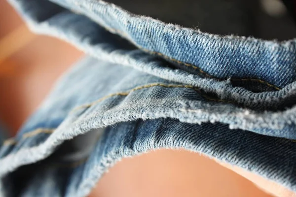 Denim 伪装军用牛仔裤的质地 Jeans的背景斜纹斜纹棉织物或斜纹斜纹斜纹棉织物背景 — 图库照片