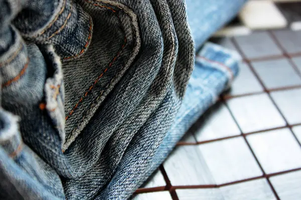 Denim Denim Jeans Texture Jeans Background Denim Jeans Texture Denim — Stock Photo, Image