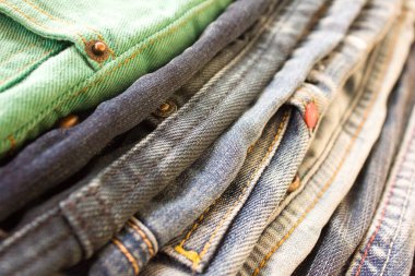 Denim. Kot kumaşı. Kot pantolon arka planı. Denim kot kumaşı veya kot pantolon arka planı.