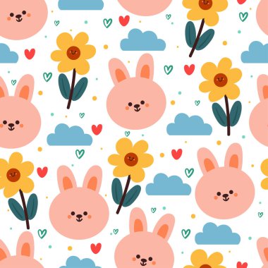 Kusursuz desenli çizgi film ayıları. hediye paketi kağıdı için sevimli hayvan duvar kağıdı çizimi