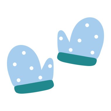 Kış için güzel eldivenler çiziyorum.