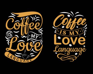 Kahve tişörtü tasarımı, kahve kupası ve kahve tişörtü.