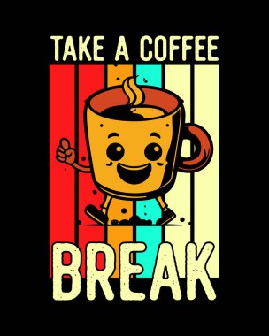 Kahve tişörtü tasarımı, kahve tişörtü.