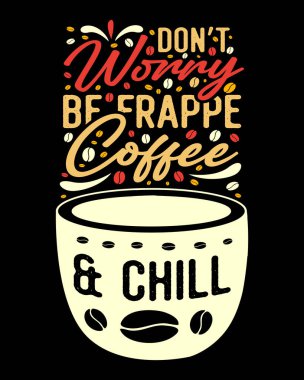 Kahve tişörtü tasarımı, kahve tişörtü.