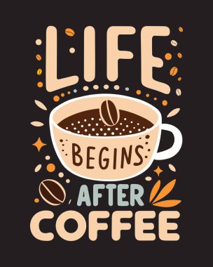 Kahve tişörtü tasarımı, kahve tişörtü.