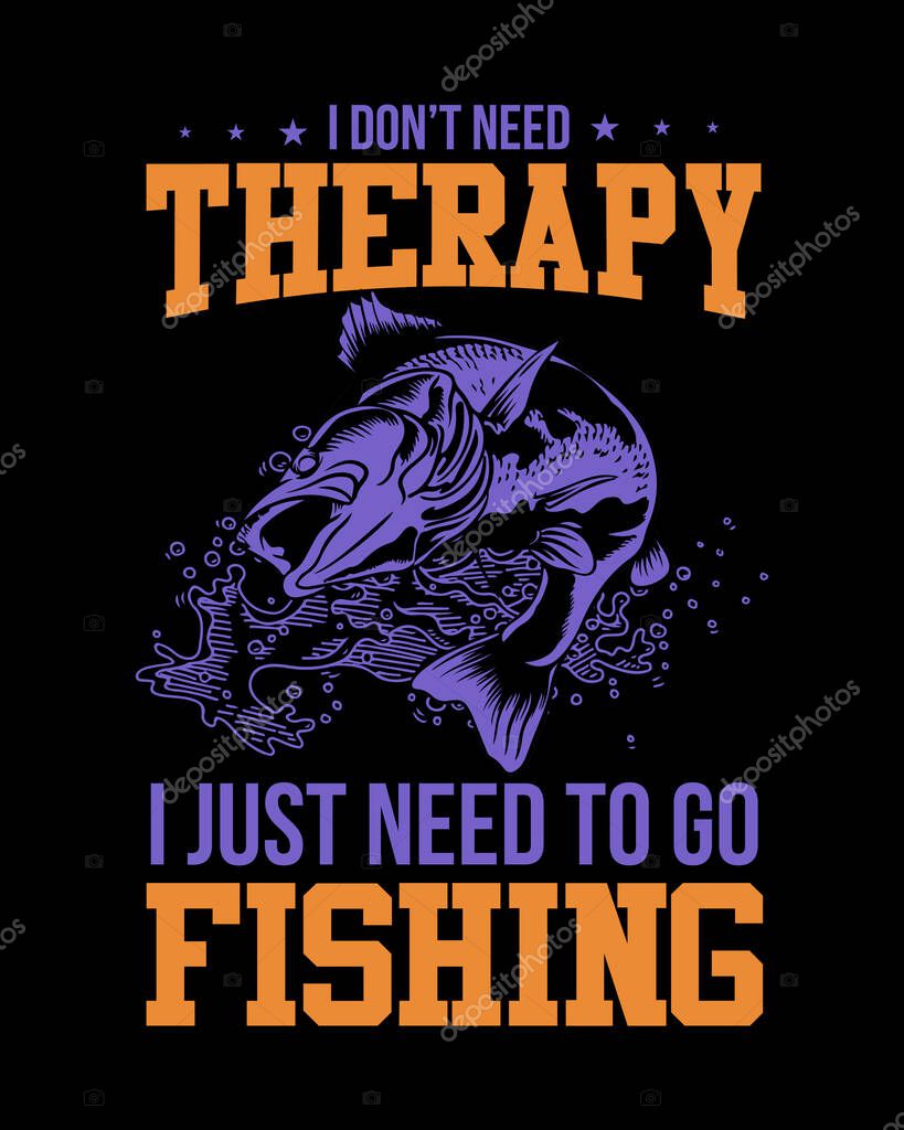 Fishing T-Shirt Design, Fishing Tee
