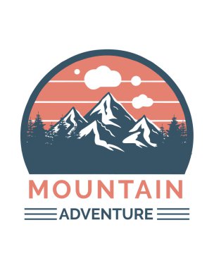 Macera Dağ tepelerini, çam ağaçlarını, yürüyüş titreşimlerini yürüyüş tişörtlerini, yürüyüş dizaynını, yürüyüş tişörtlerini bekler.