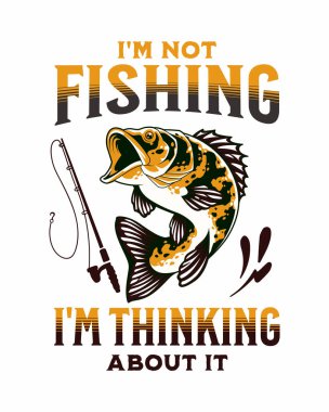 Balıkçılık tişörtü tasarımı, vektör gömlek tasarımı vintage ve retro style tee