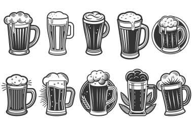 Bira Bardağı Vektör Sanatı & İllüstrasyon