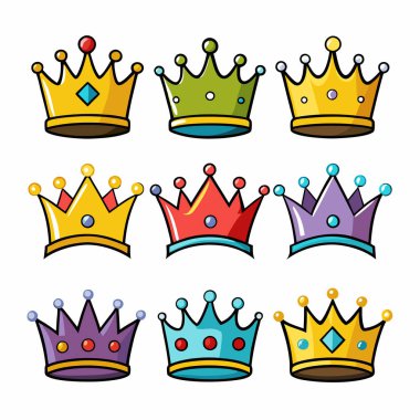 Crown Vektörü Sanat & İllüstrasyon Ayarları