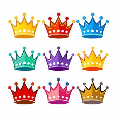 Crown Vektörü Sanat & İllüstrasyon Ayarları