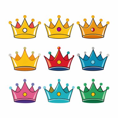 Crown Vektörü Sanat & İllüstrasyon Ayarları