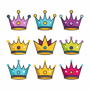 Crown Vektörü Sanat & İllüstrasyon Ayarları