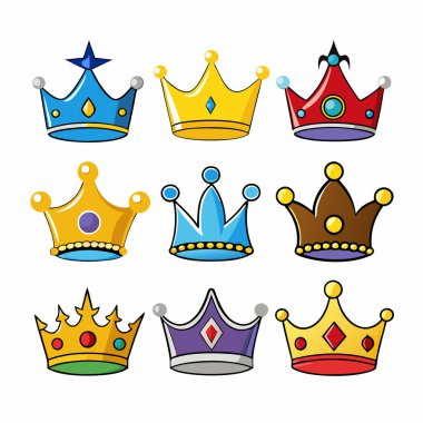 Crown Vektörü Sanat & İllüstrasyon Ayarları