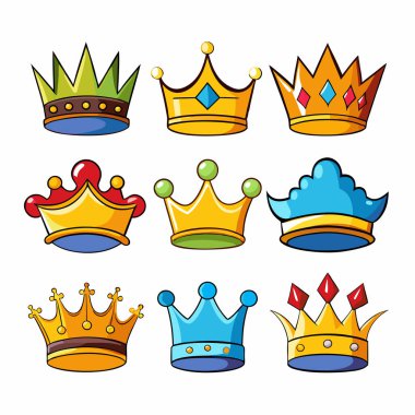 Crown Vektörü Sanat & İllüstrasyon Ayarları