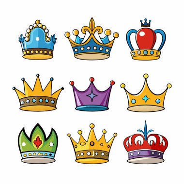 Crown Vektörü Sanat & İllüstrasyon Ayarları