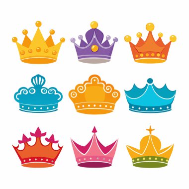 Crown Vektörü Sanat & İllüstrasyon Ayarları