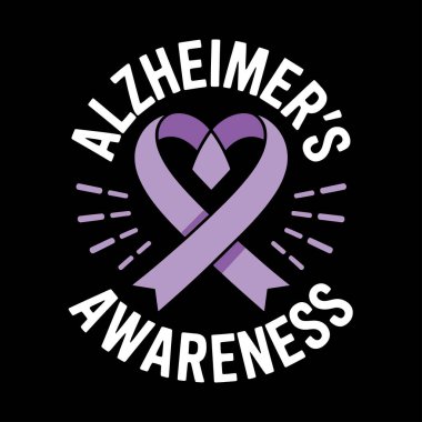  Alzheimer ve Beyin Bilinci tişört tasarımı