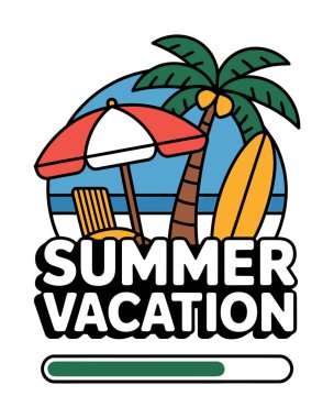 Summer-Shirt Tasarım Vektörü, Typography tişört Tasarımı, Summer vektör Art & Illustration