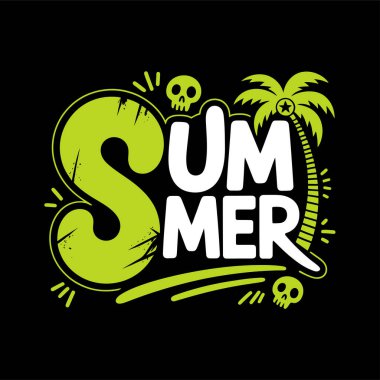 Summer-Shirt Tasarım Vektörü, Typography tişört Tasarımı, Summer vektör Art & Illustration