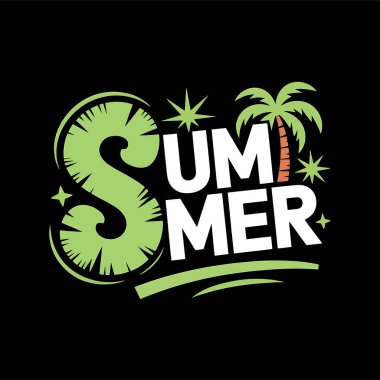 Summer-Shirt Tasarım Vektörü, Typography tişört Tasarımı, Summer vektör Art & Illustration