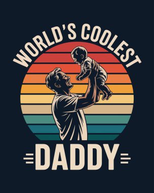Babalar Günü Tişörtü Tasarımı, Kapüşonlu, Şapkalı ve Bardaklı, Typography T-Shirt Tasarımı
