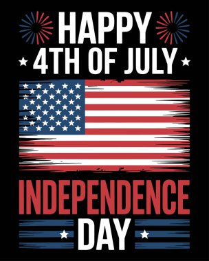 Bağımsızlık Günü tişört tasarım vektörü, 4 Temmuz Amerika tişört tasarımı
