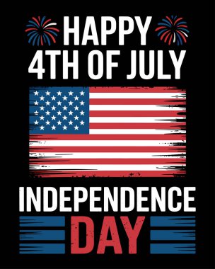 Bağımsızlık Günü tişört tasarım vektörü, 4 Temmuz Amerika tişört tasarımı