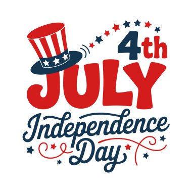 Bağımsızlık Günü tişört tasarım vektörü, 4 Temmuz Amerika tişört tasarımı
