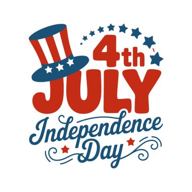 Bağımsızlık Günü tişört tasarım vektörü, 4 Temmuz Amerika tişört tasarımı