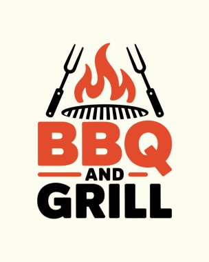  BBQ Tişört Tasarım Vektörü, Vektör Tişört Tasarım Şablonu