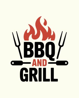  BBQ Tişört Tasarım Vektörü, Vektör Tişört Tasarım Şablonu