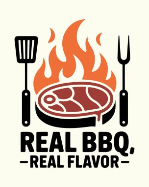 BBQ Tişört Tasarım Vektörü, Vektör Tişört Tasarım Şablonu