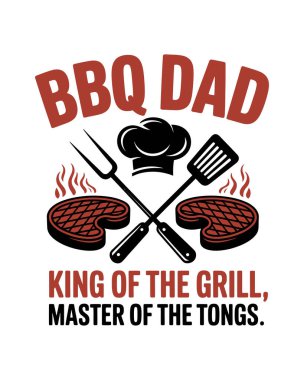 BBQ Tişört Tasarım Vektörü, Vektör Tişört Tasarım Şablonu