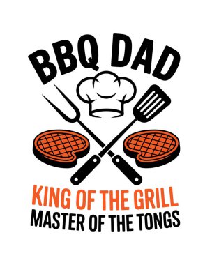 BBQ Tişört Tasarım Vektörü, Vektör Tişört Tasarım Şablonu