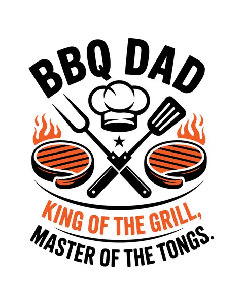 BBQ Tişört Tasarım Vektörü, Vektör Tişört Tasarım Şablonu