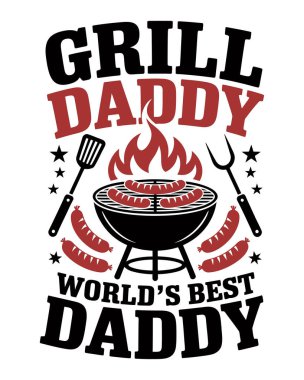 BBQ T-Shirt Tasarım Vektörü, Vektör Tişört Tasarımı Şablonu, Berbicue Izgara Tişört Tasarımı Tasarımı