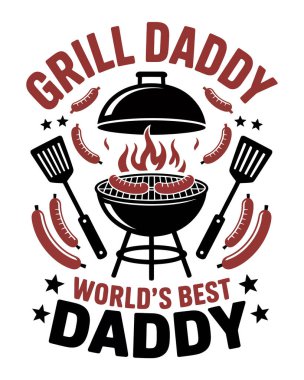 BBQ T-Shirt Tasarım Vektörü, Vektör Tişört Tasarımı Şablonu, Berbicue Izgara Tişört Tasarımı Tasarımı