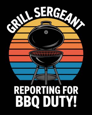 BBQ T-Shirt Tasarım Vektörü, Vektör Tişört Tasarımı Şablonu, Berbicue Izgara Tişört Tasarımı Tasarımı