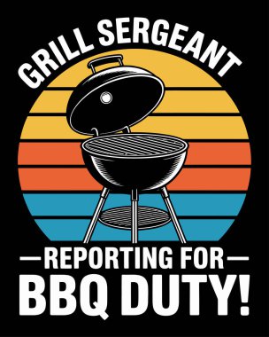 BBQ T-Shirt Tasarım Vektörü, Vektör Tişört Tasarımı Şablonu, Berbicue Izgara Tişört Tasarımı Tasarımı