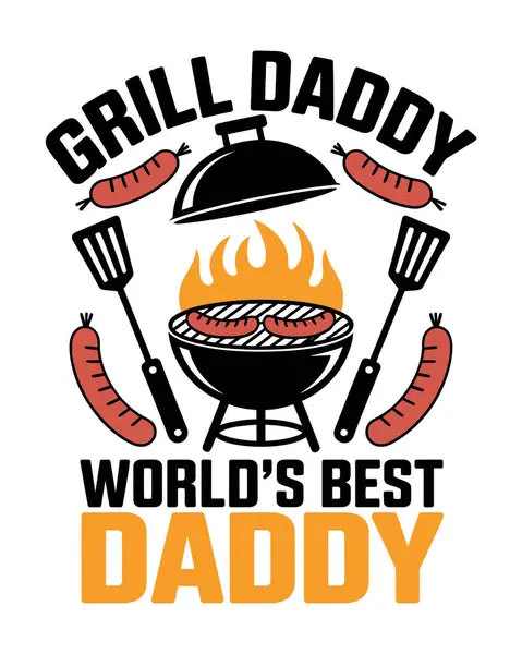 BBQ T-Shirt Tasarım Vektörü, Vektör Tişört Tasarımı Şablonu, Berbicue Izgara Tişört Tasarımı Tasarımı