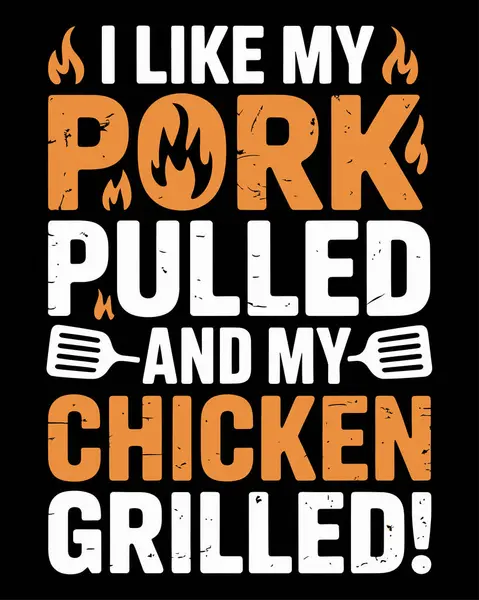 BBQ T-Shirt Tasarım Vektörü, Vektör Tişört Tasarımı Şablonu, Berbicue Izgara Tişört Tasarımı Tasarımı