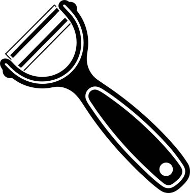 Beyaz arka planda basit bir polis silueti.