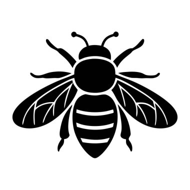 Beyaz arkaplandaki Arı Vektör Sanatı & İllüstrasyonu