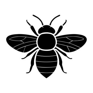 Beyaz arkaplandaki Arı Vektör Sanatı & İllüstrasyonu