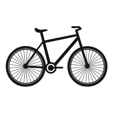 Beyaz arkaplanda Bisiklet Vektörü Sanatı & İllüstrasyonu